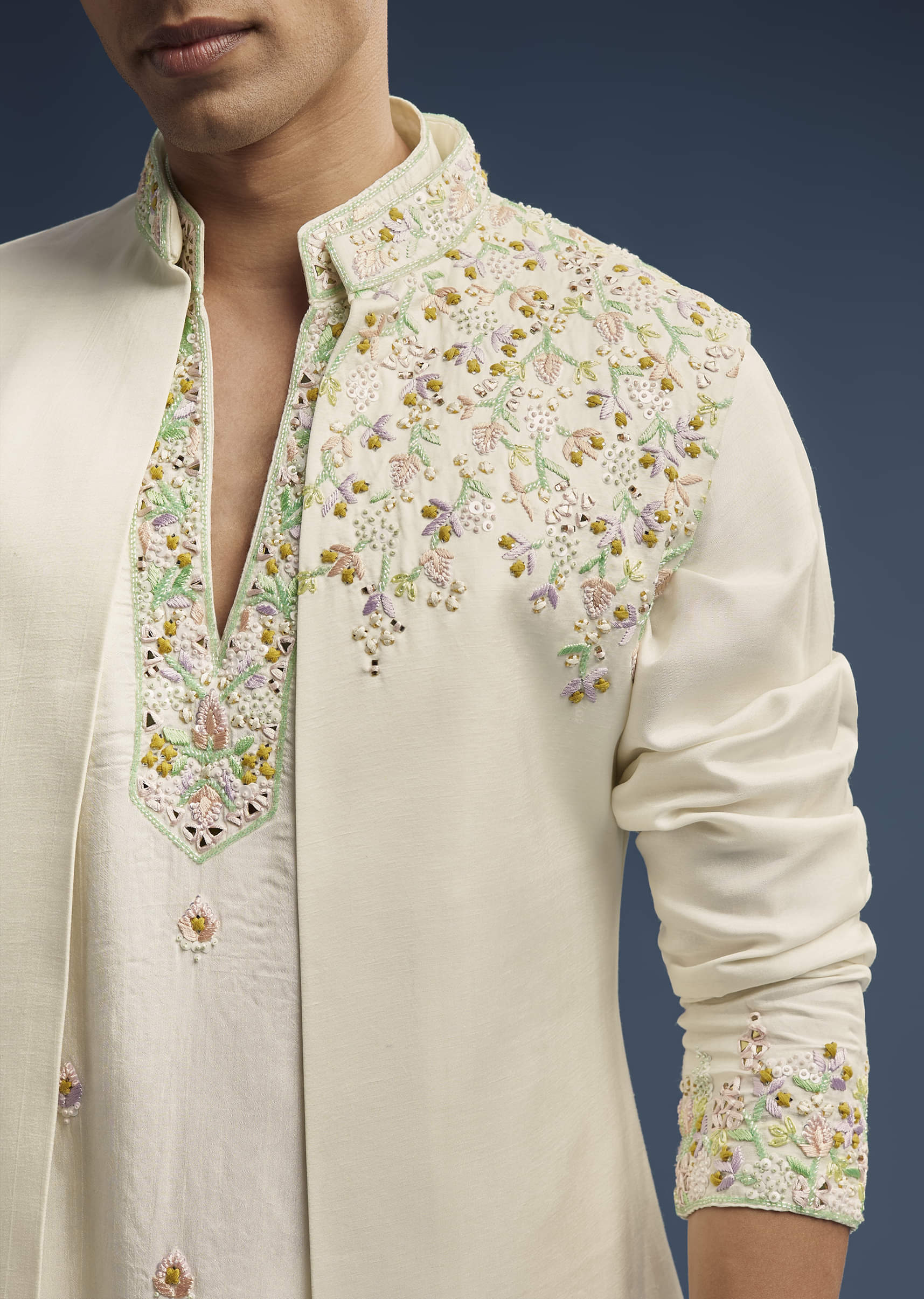 zardosi work dress design The Timeless Elegance of Dabka / Zardozi Work Suits  Inayakhan Shop