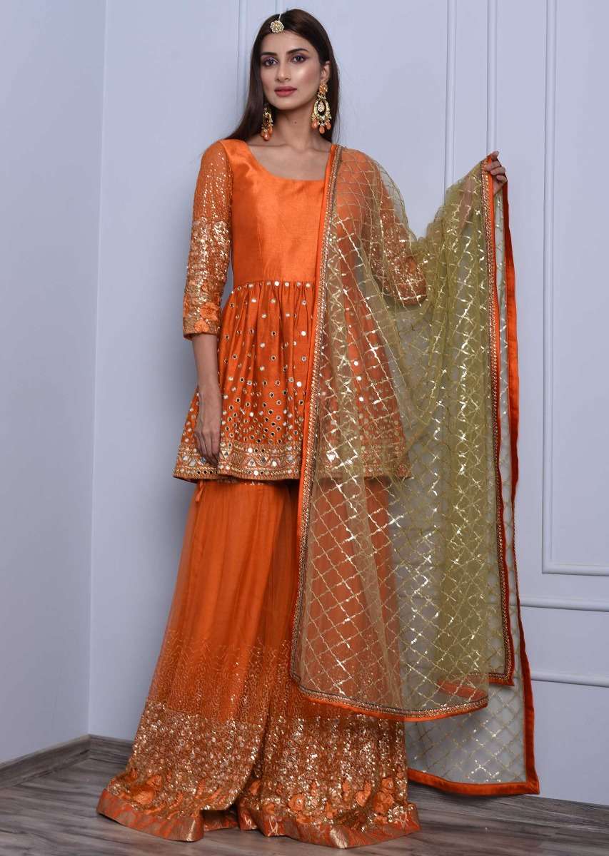 latest sharara suits