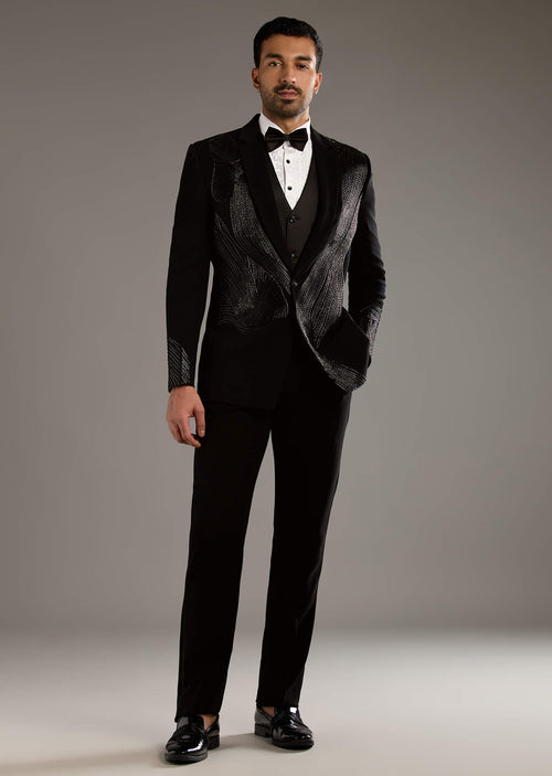 black-tuxedo-for-men-with-  display picture 1
