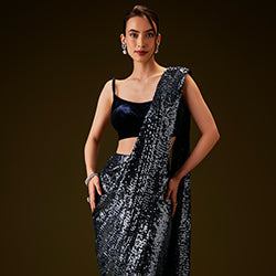 sequin-saree