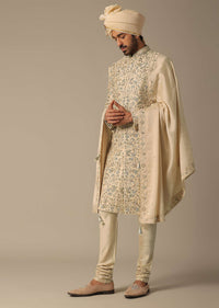 Golden Grandeur Sherwani Set