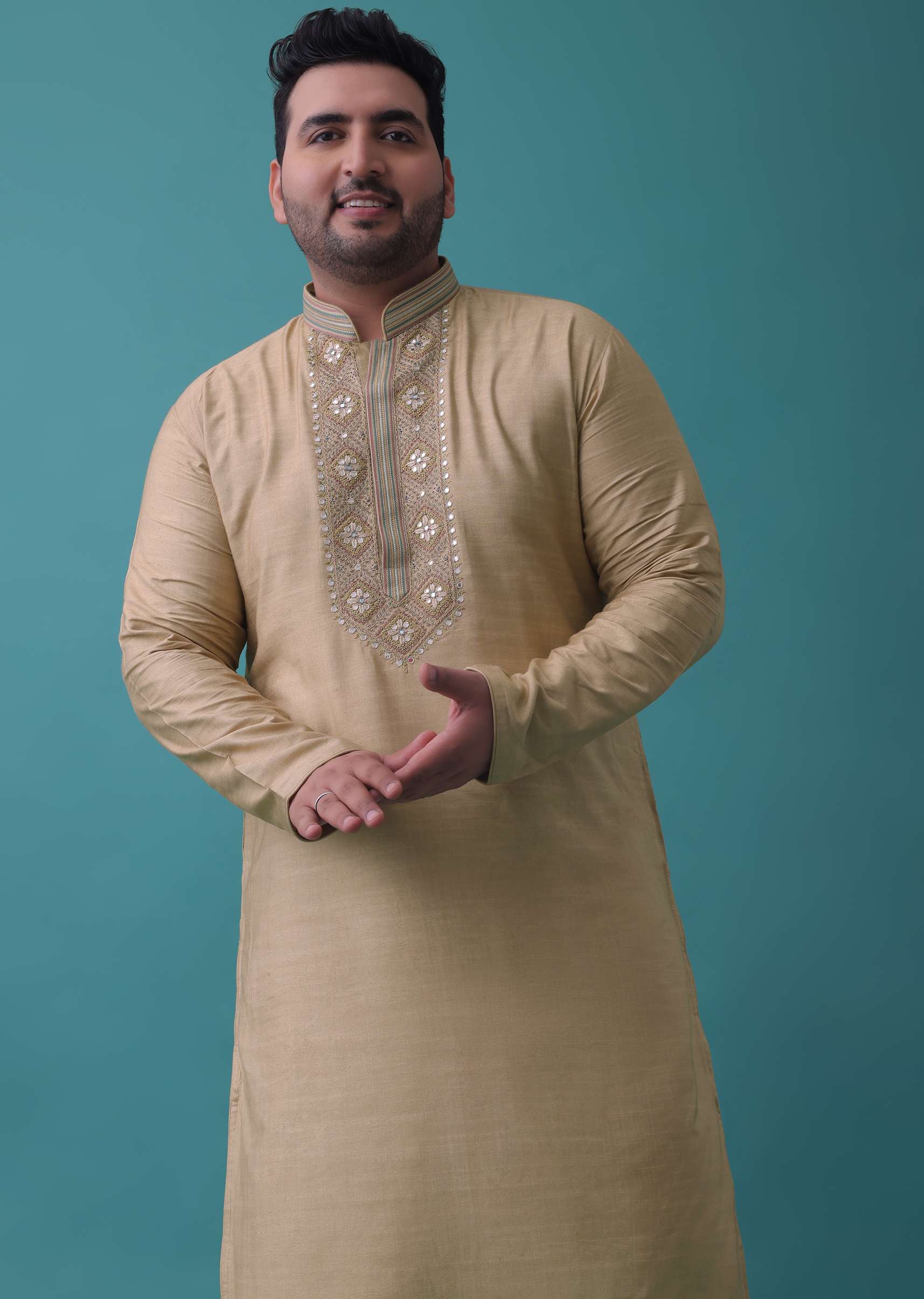 Tan brown fashion item by KALKI Fashion